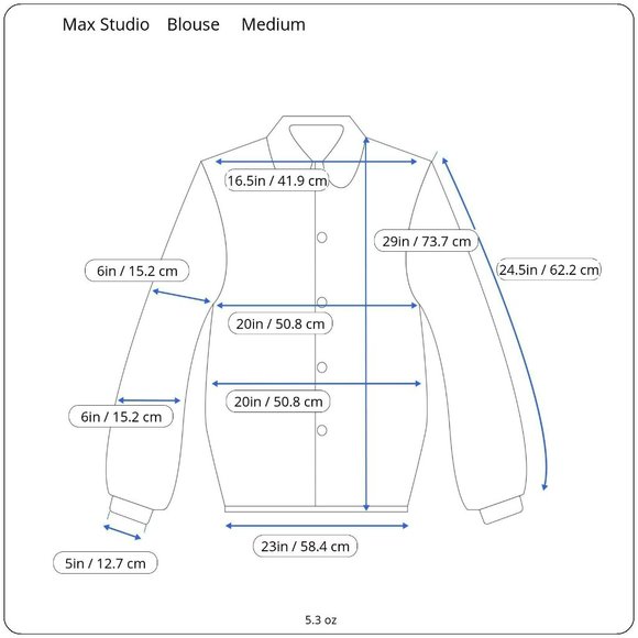 Max Studio Women's White Black Striped Long Sleeve Button Down Size M - Picture 6 of 6